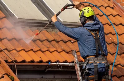 Démoussage et hydrofuge de toiture à Lavillatte